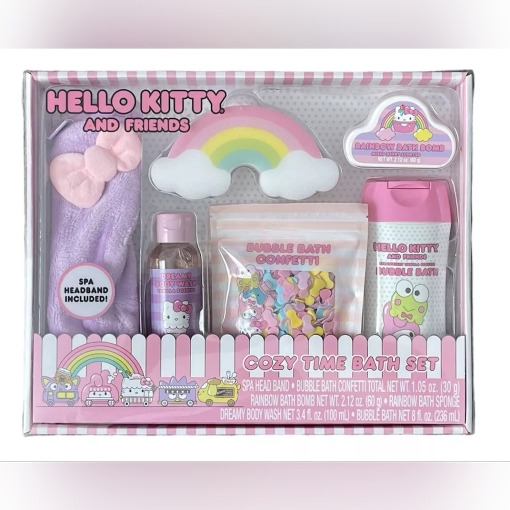 Hello Kitty and Friends Cozy Time Bath Set
